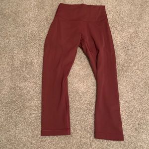Lululemon Wunder Train cropped leggings